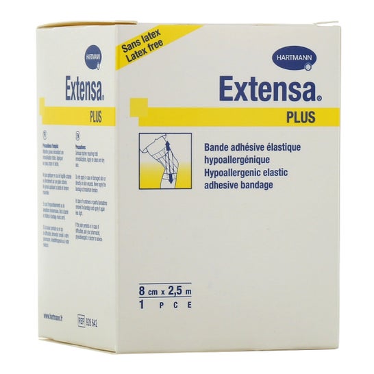 Hartmann Bande Étendu Plus Blanc 2,5mx8cm