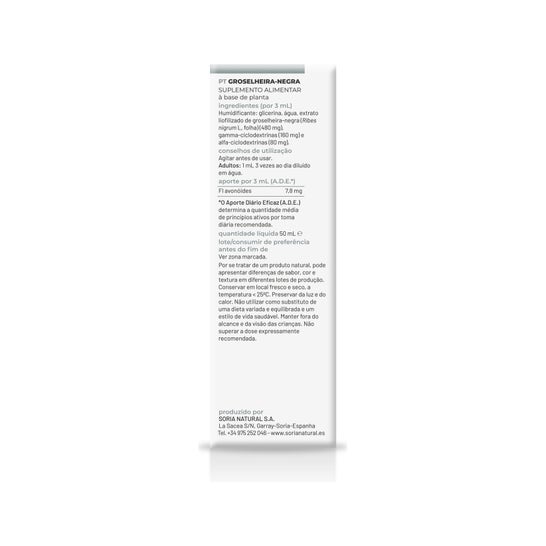 Extracto Grosellero Negro Xxi 50 Ml Sori *