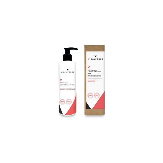 Shampooing VidalForce 2 Chute de cheveux avancée écologique 250ml