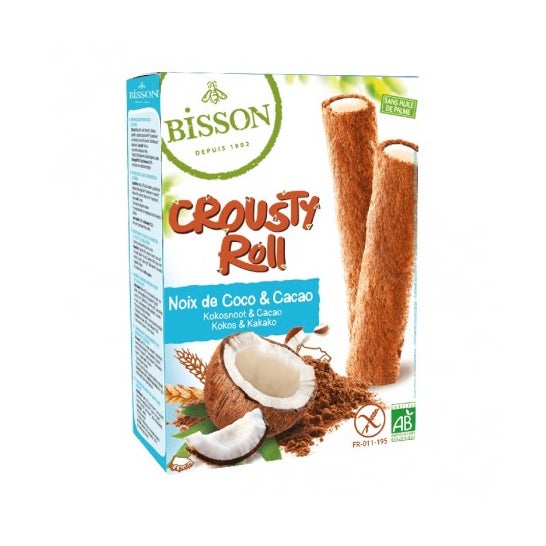 Bisson Crousty Roll Cacao Coco Sans Gluten 125g