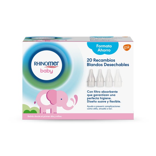 Rhinomer Baby Confort Recharges Mouche-Bébé 20 unités