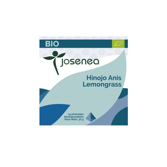 Josenea fenouil anós citronnelle bio boîte 15 pyramides