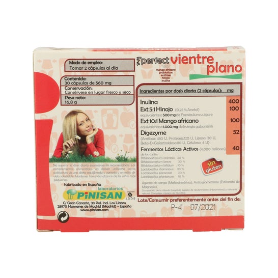 Pinisan Ventre Plat Ligne Parfaite 30caps