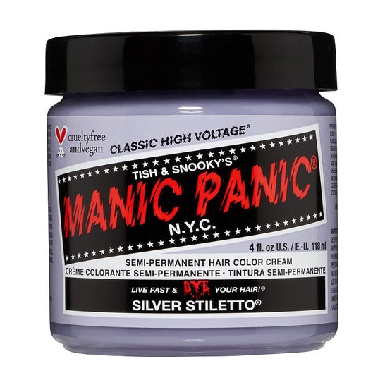 Manic Panic Classic Coloration Semi-permanent Silver Stiletto 118ml