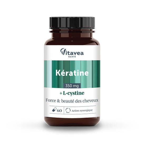 Vitavea Kératine 350mg + L-Cystine 60 Gélules