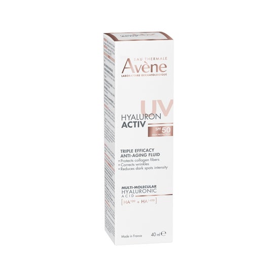 Avène Hyaluron Activ UV Fluido Triple Eficacia Antiedad SPF50 40ml