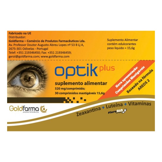 Optik Plus Comprimés à Croquer 30comp Optik Plus Comprimés à Croquer 30comp