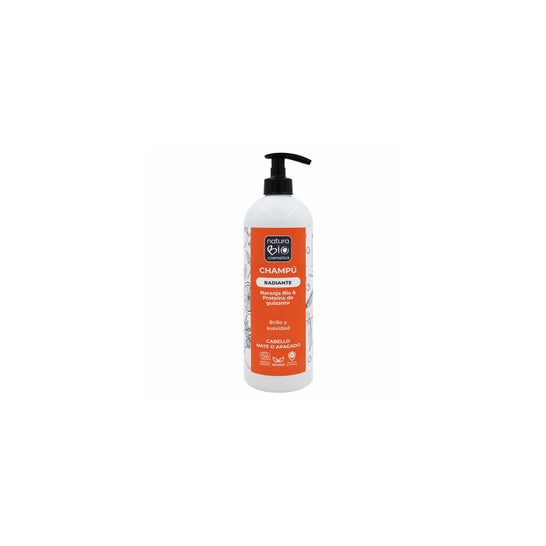 NaturaBIO Cosmetics Shampooing Radiant Orange Protéiné Pois 740ml