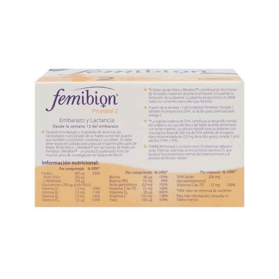 Femibion 2 30 Comprimés + 30 Capsules
