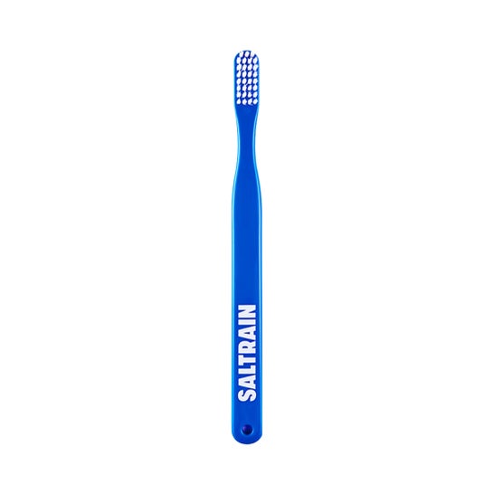 Saltrain Micro-Bristles Toothbrush Blue White 1ut