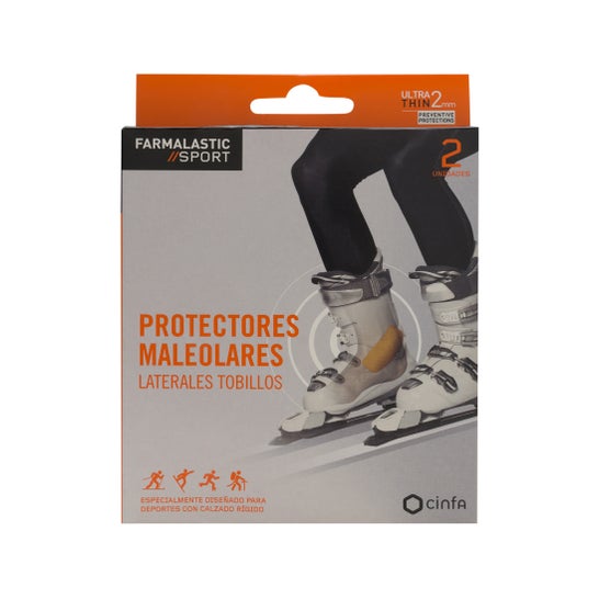 Farmalastic Sport malléole de protection pour les côtés des chevilles 5x11cm 2pcs