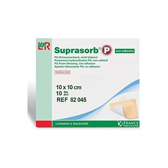 Tampons stériles non adhésifs Suprasorb 10x10cm 10 pcs