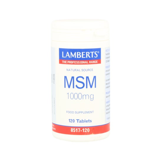 Lamberts MSM 1000 mg 120 comprimés