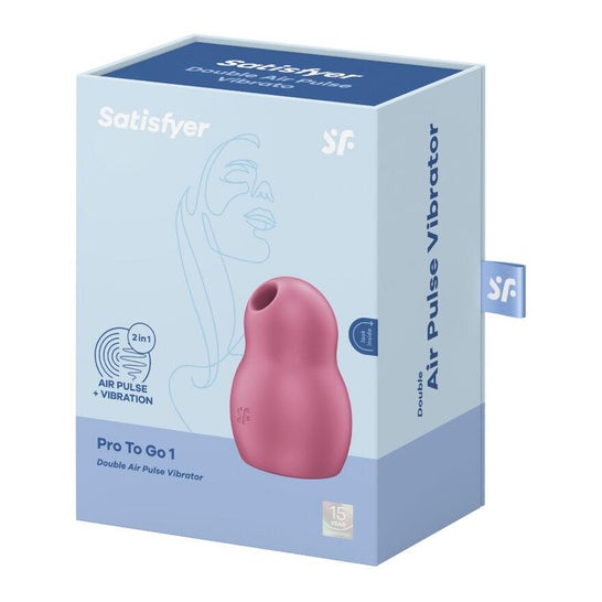 Satisfyer Pro To Go 1 Stimulateur et Vibrateur Rouge 1ut
