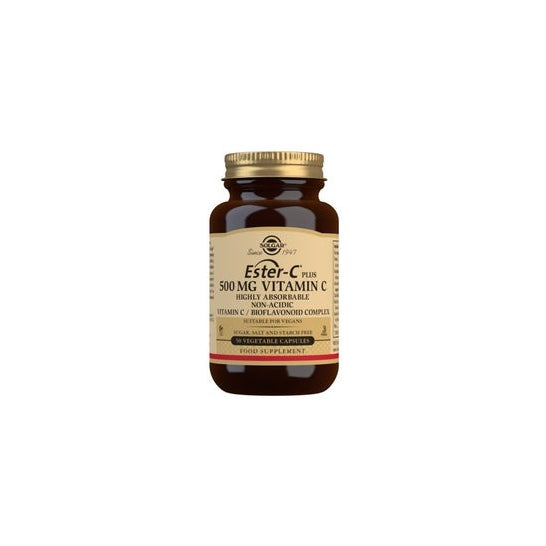 Solgar EsterC Plus 500 Vitamine C 50 gélules Végétales