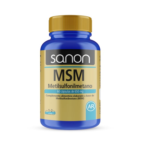 Sanon Msm Metilsulfonilmetano 650mg 60 Capsules