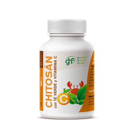 GHF Chitosan + Thé Vert + Vitamine C 600mg 100caps