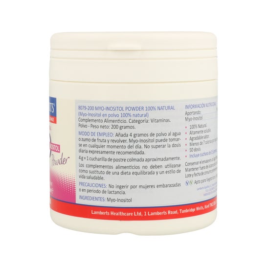 Lamberts Myo Inositol Poudre 200 g