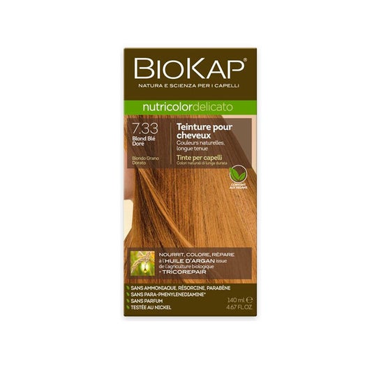 BioKap Coloration Delicato 7.33 Blond Blé Doré 140ml