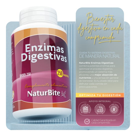 Naturbite Digestive Enzymes 250comp