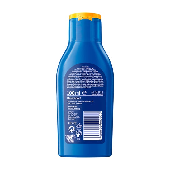 Nivea Sun Protège Et Hydrate Lait Solaire SPF50+ 100ml