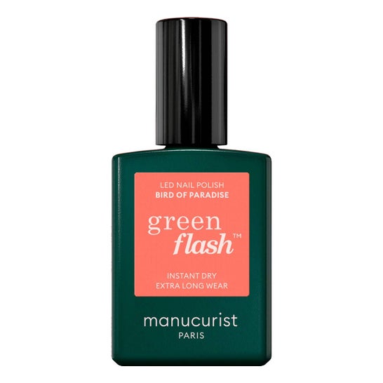 Manucurist Green Flash Led Nail Polish Bird Of Paradise 15ml