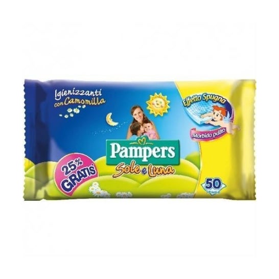 Pampers Couches Soleil et Luna 50uts