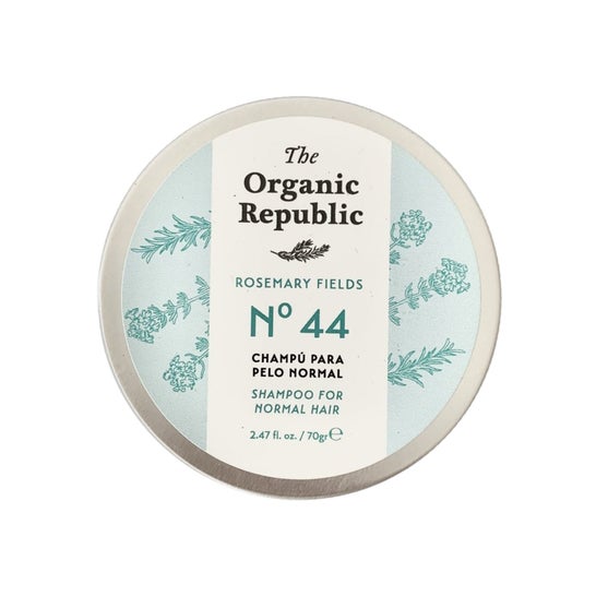 The Organic Republic Shampooing solide pour cheveux normaux 70g