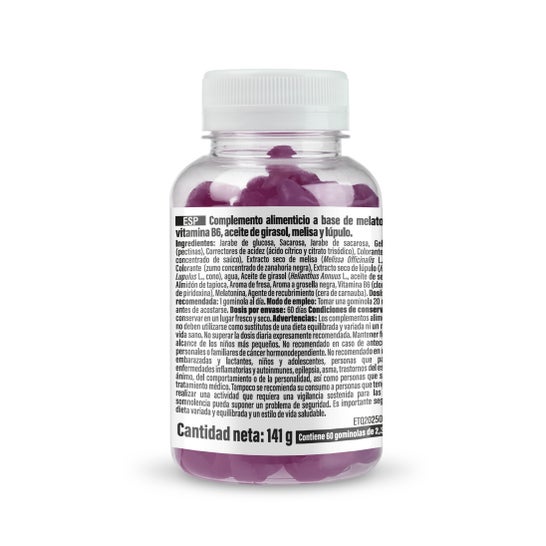 Sanon Mélatonine 1 mg 60 gummies