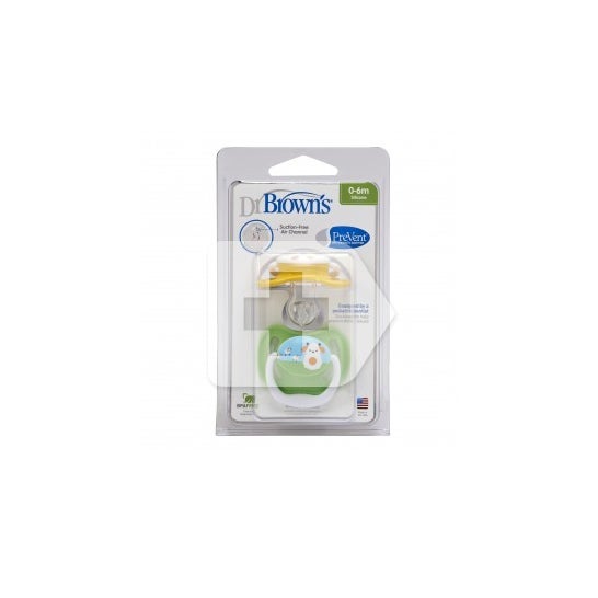 Tétine Dr Brown's Pacifier mamelon silicone Empêcher les dessins en couleur 1 pc