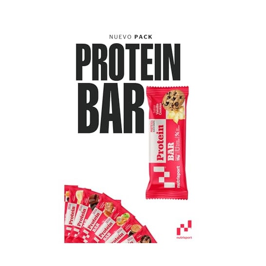 Nutrisport Pack Barre Protéinée Noisette Praline 24x44g Nutrisport Pack Barre Protéinée Noisette Praline 24x44g