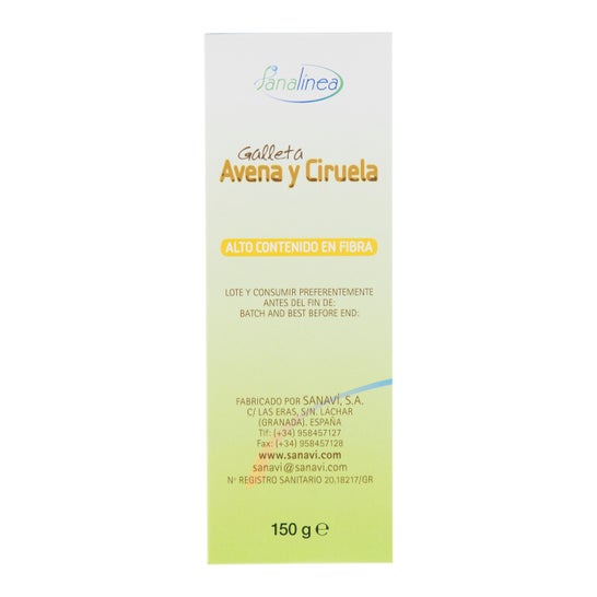 Sanavi Galletas Avena Ciruela 150g