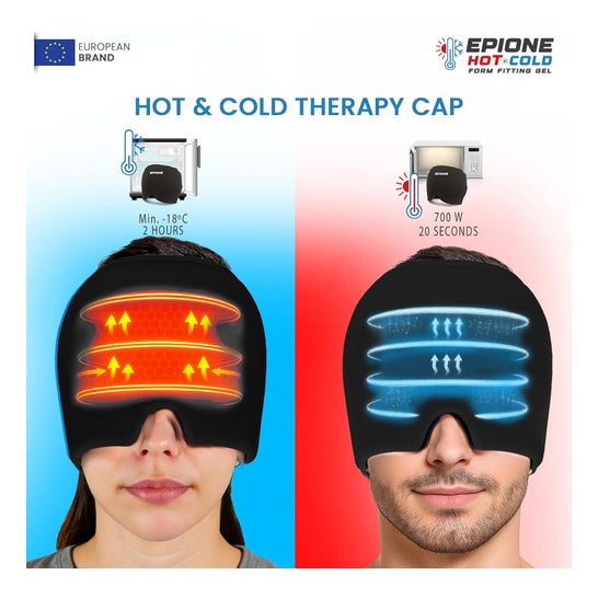 Boston Tech Bonnet Froid-Chaleur Thérapie Gel Réutilisable Physiothérapie Noir