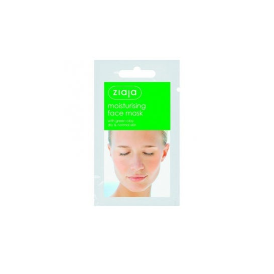 Masque de visage hydratant Ziaja à l'argile verte 7ml