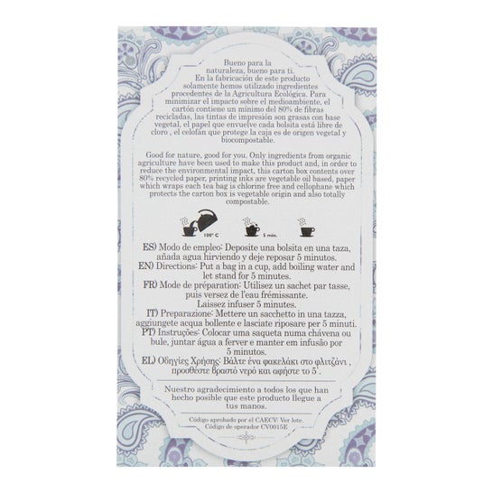 Herbes Del Moli Infusion de Thé Blanc Bio 20uds