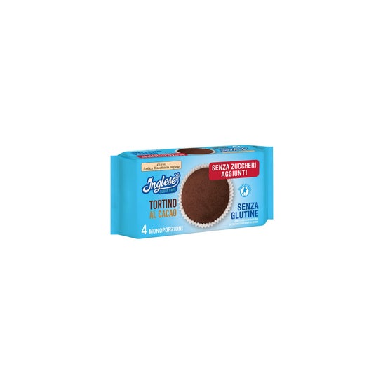 Inglese Tortino Cacao Sans Gluten 4x40g