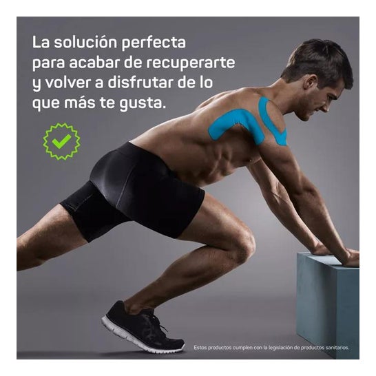 Dermaplast Ruban Kinésiologique Actif 5x5 Bleu Dermaplast Ruban Kinésiologique Actif 5x5 Bleu