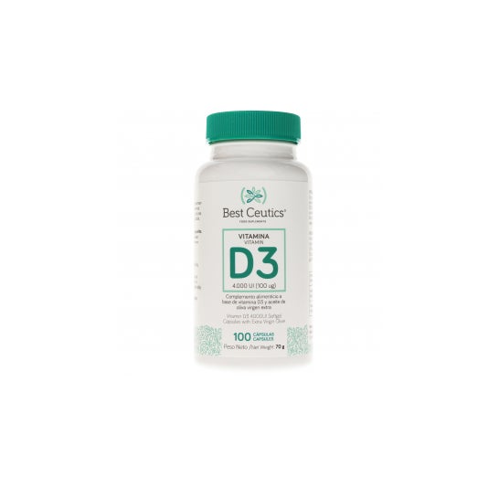Bestceutics Vitamine D3 4000Ui 100 Capsules