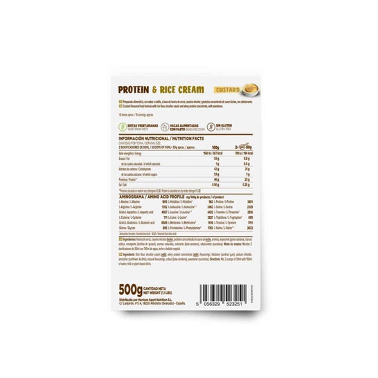 HSN Crema de Arroz Proteica Natillas 500g