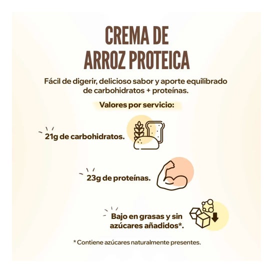 HSN Crema de Arroz Proteica Natillas 500g