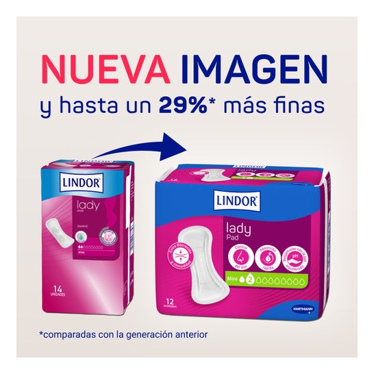 Lindor Lady Pad Normal Pads 12 unités