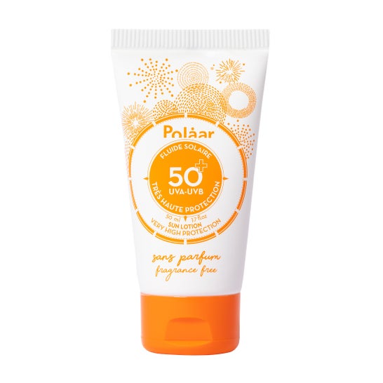 Polaar Fluide Solaire SPF50+ Très Haute Protection Sans Parfum 50ml