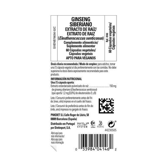 Solgar Spf Ginseng Sibérien 60Caps