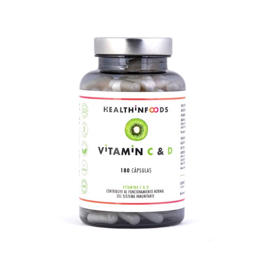 Healthinfoods Vitamine C & D 180caps
