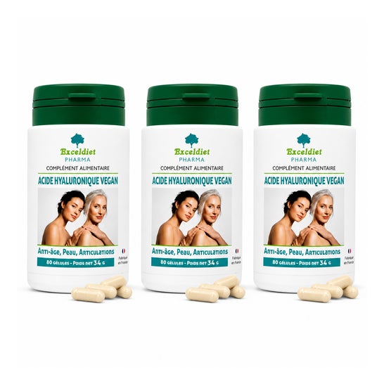 Exceldiet Pharma Acide Hyaluronique Vegan 240 Gélules