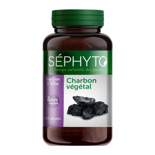 Sephyto Charbon Végétal Bio 200 Gélules