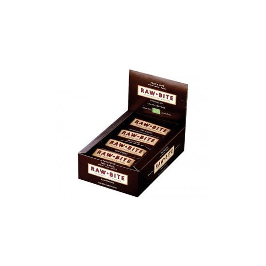 Raw Bite Pack Barres Biologiques Cacao 12x50g