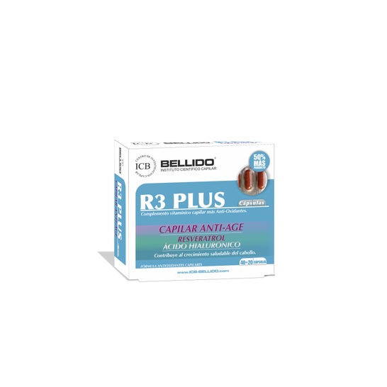 Complément de beauté pour cheveux R-3 Plus 40 + 20 Und