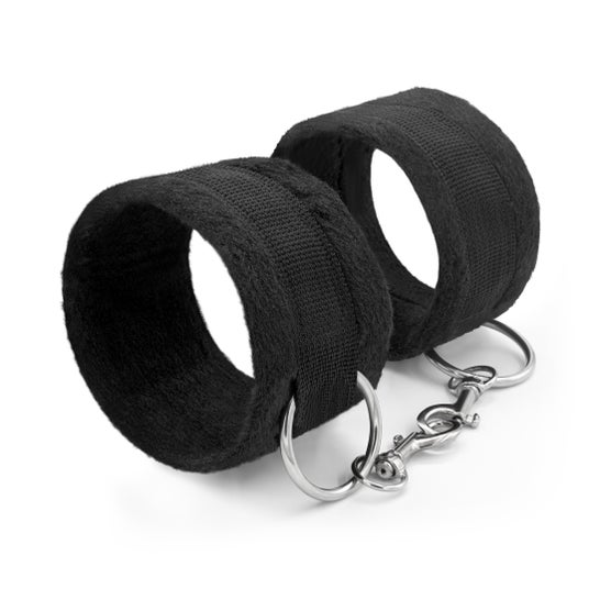 Crushious Tough Love Menottes Velcro Chaîne 40cm Extra Noir 1 Unité