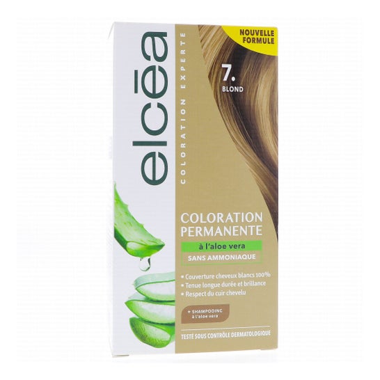 Elcea Coloration Permanente Aloé Vera 7 Blond 140 ml
